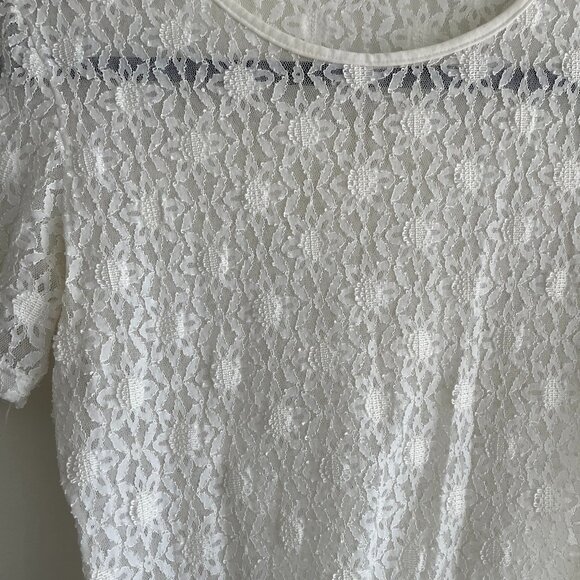 vintage lace tshirt - Picture 3 of 3